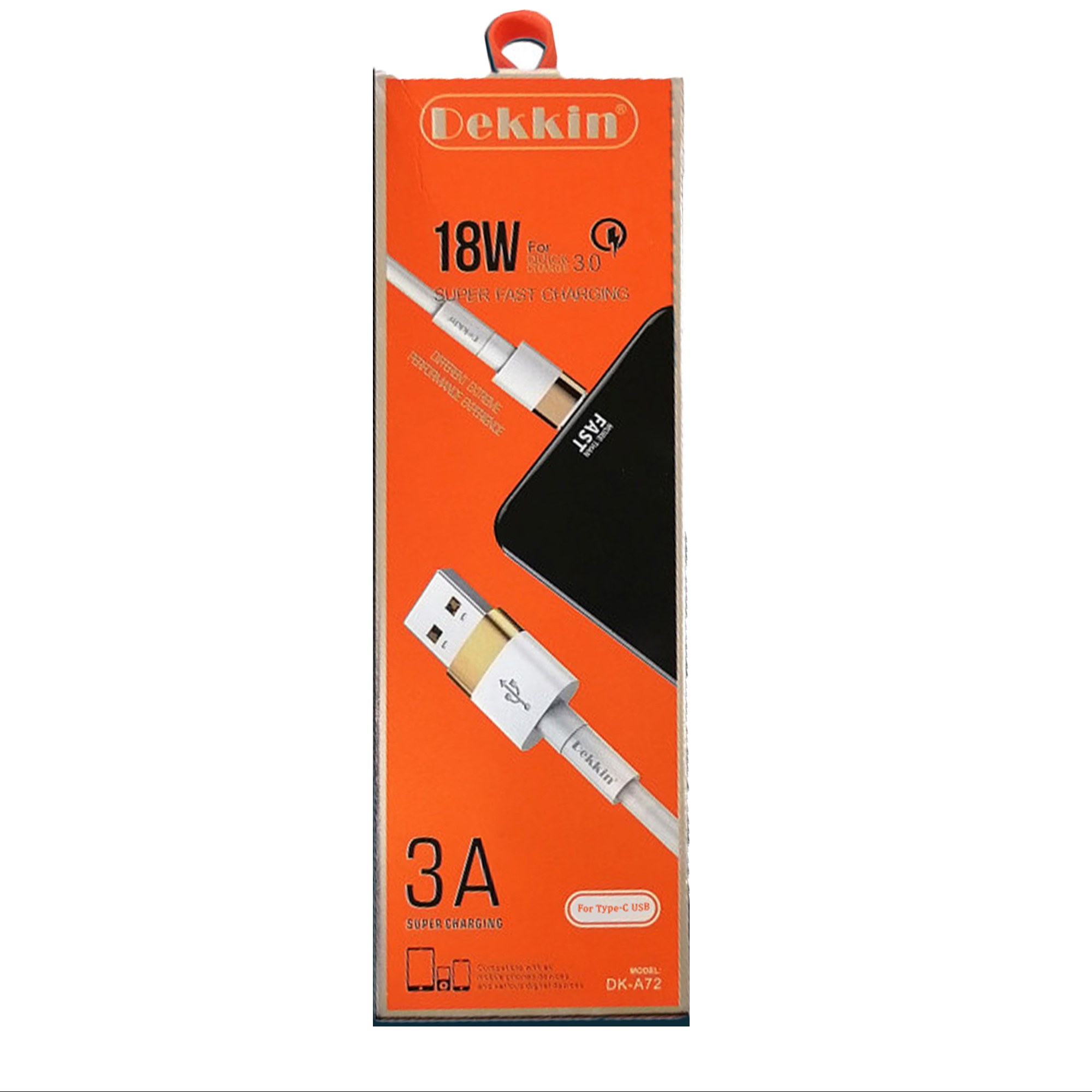 کابل تبدیل USB به Type-C دکین Dekkin DK-A72