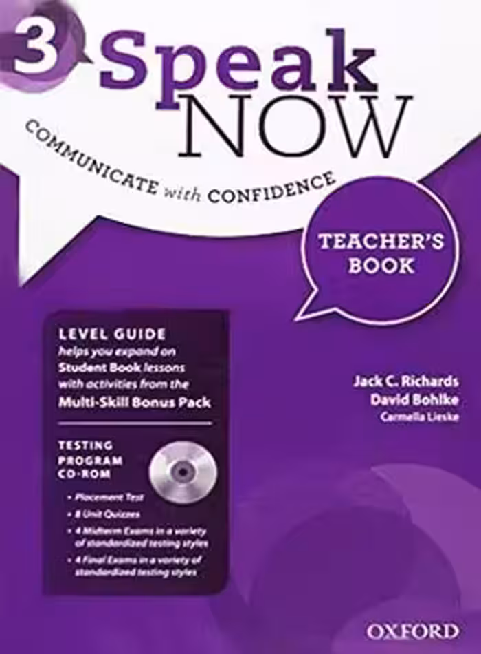 کتاب Speak Now Teachers Book 3 - نشر جنگل و آکسفورد - چی بخونم