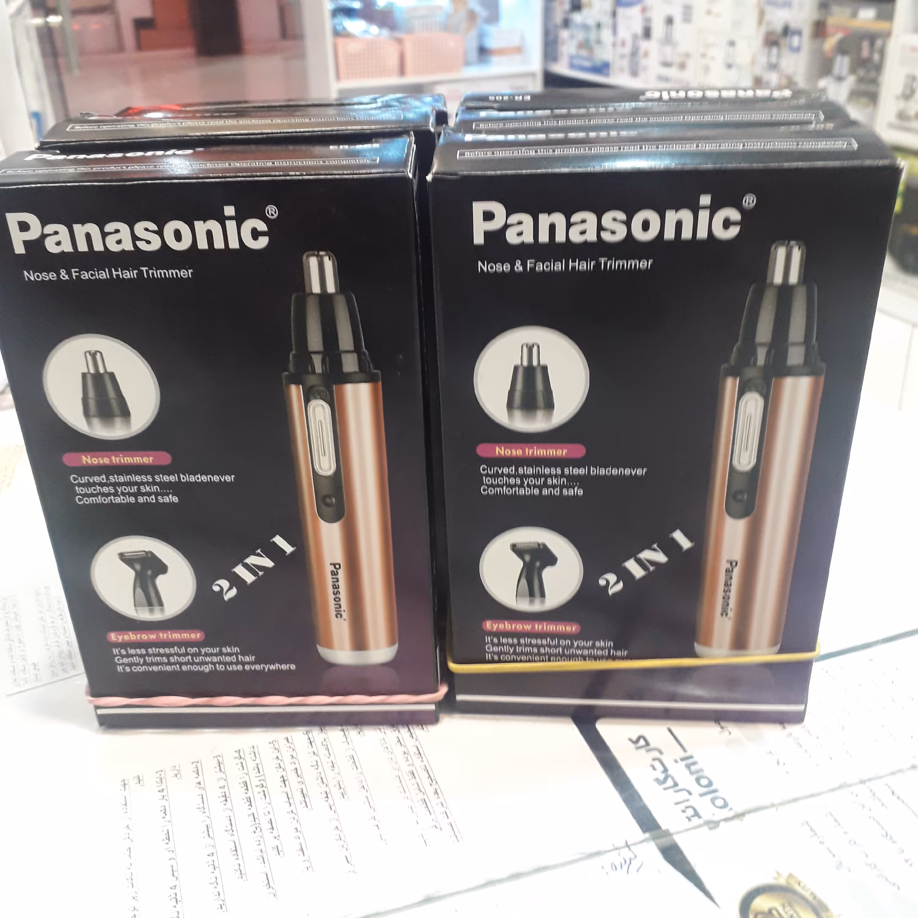 موزر مو زن گوش بینی  خط گیر شارژی با 2سرطبق عکس پاناسونیک  باکیفیت وارسال رایگان