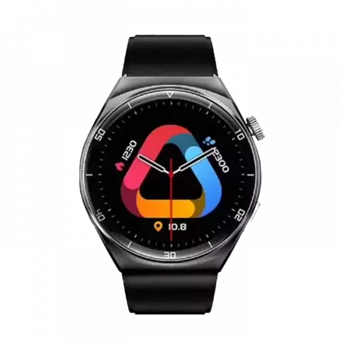 قیمت ساعت هوشمند QCY مدل GT2 با بند اسپورت مشکی