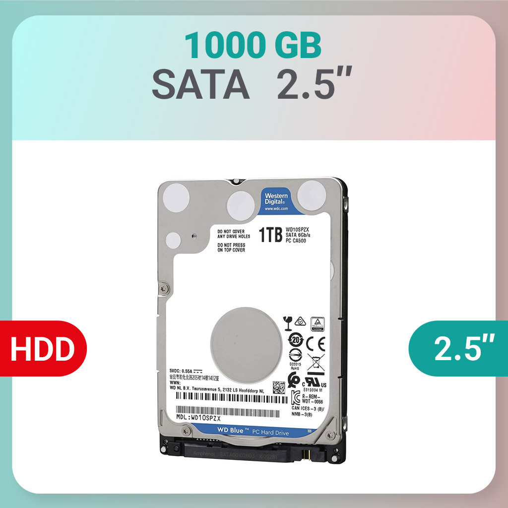 هارد لپ تاپ HDD 1TB Sata