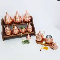پاسماوری یا جا ادویه و سبزی خشک هفت تایی تمام مس