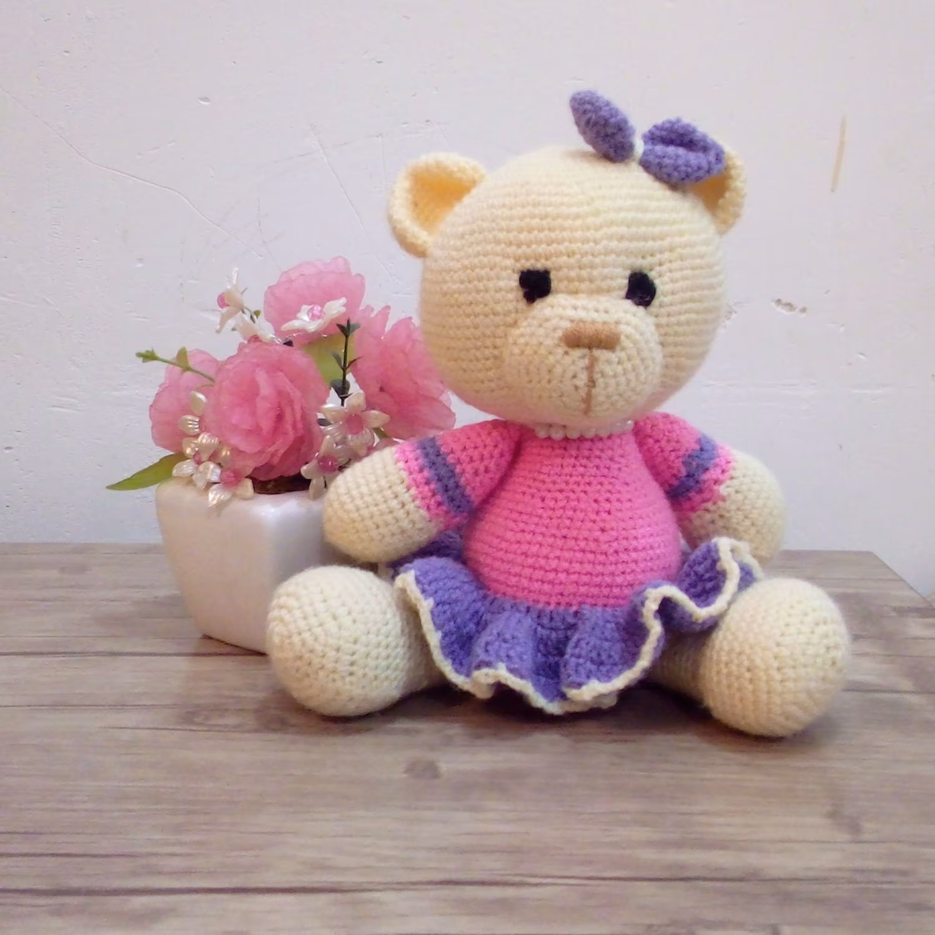 عروسک بافتنی خرس