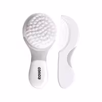 ست شانه و برس نوزاد سفید رووکو Rovco