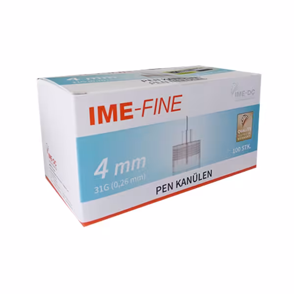 سر سوزن تزریق انسولین آی ام ای فاین سایز IME-Fine 4mm
