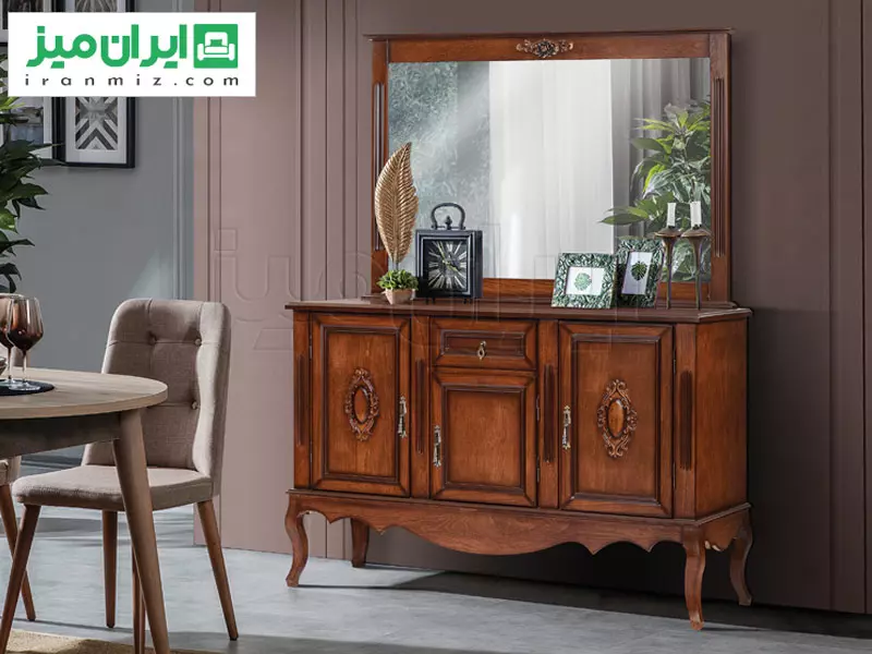 آینه کنسول سه درب النا