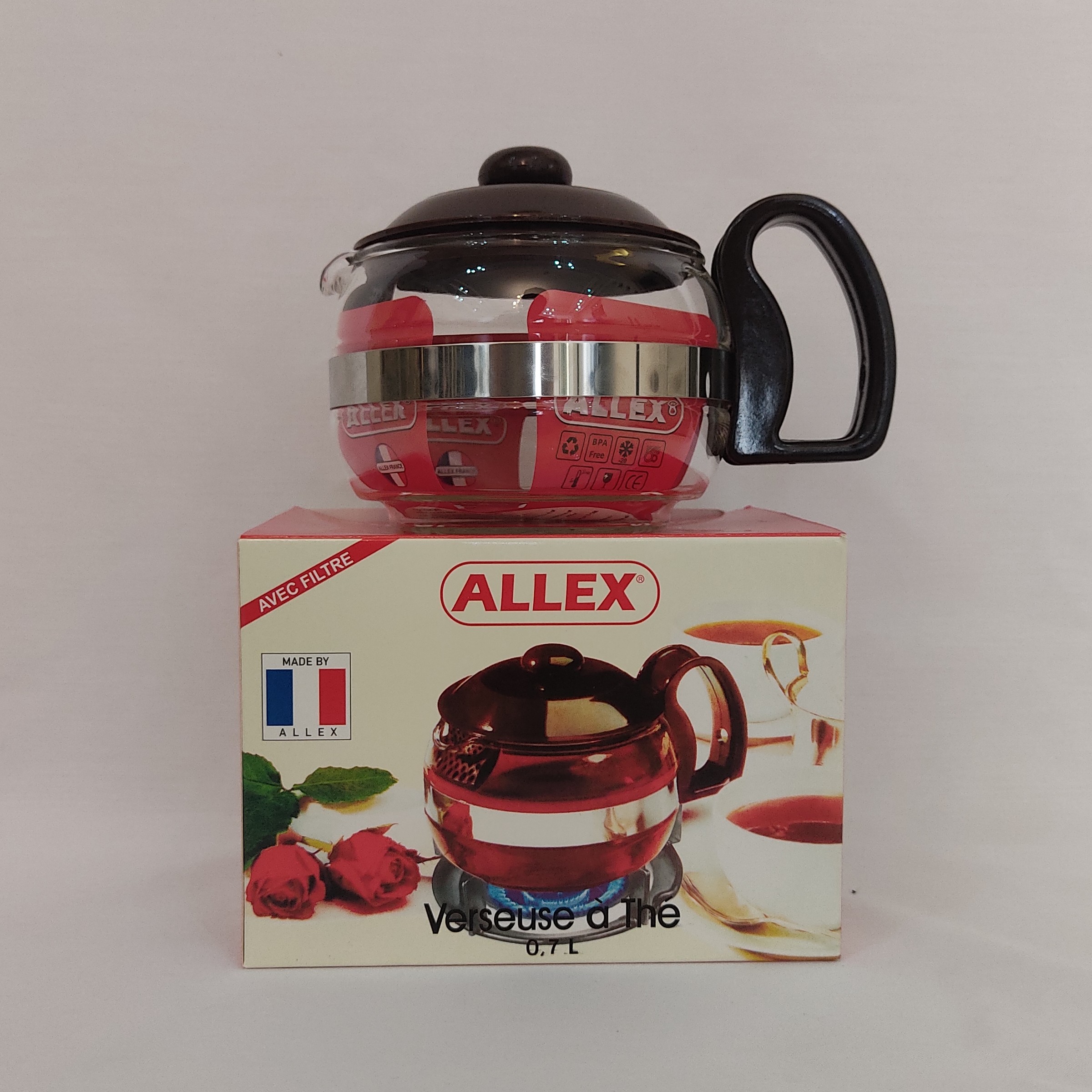 قوری پیرکس برند الکس حجم 700 میلی لیتر  کیفیت درجه یک 