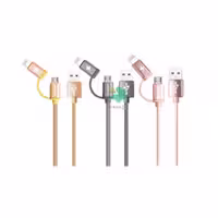 کابل شارژ میکرو یو اس بی و لایتنینگ اوی مدل Awei CL-930 1M