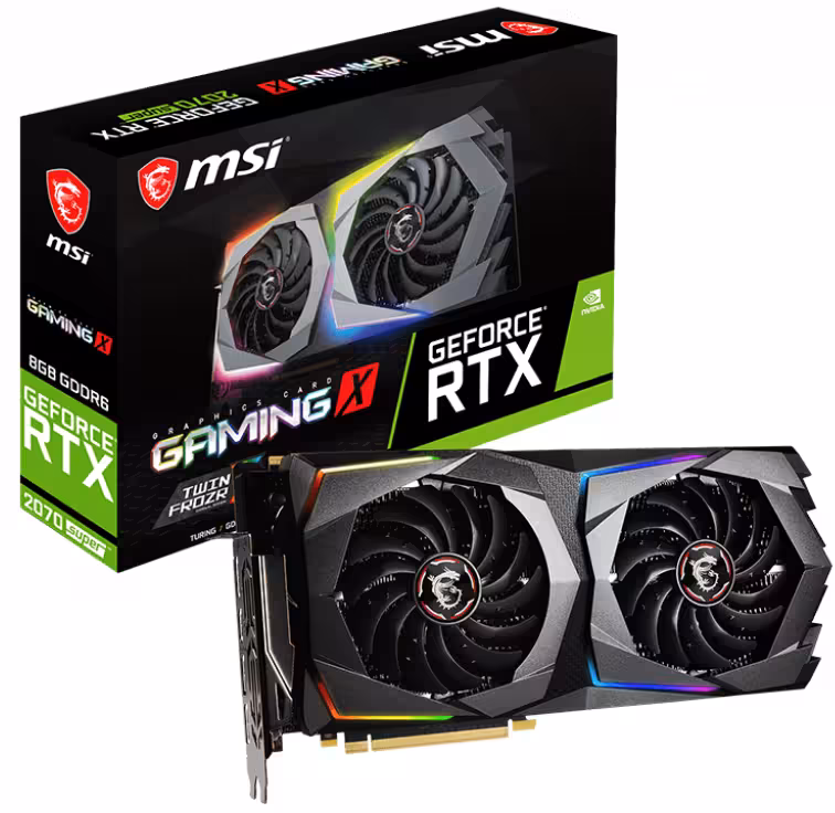 کارت گرافیک ام اس آی مدل GeForce RTX 2070 SUPER GAMING X با حافظه 8 گیگابایت