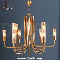 لوستر شاخه ای مدرن 10 شعله