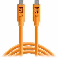 کابل Tether Tools TetherPro USB Type-C Male to USB Type-C Male Cable (15′, Orange):CUC15-ORG