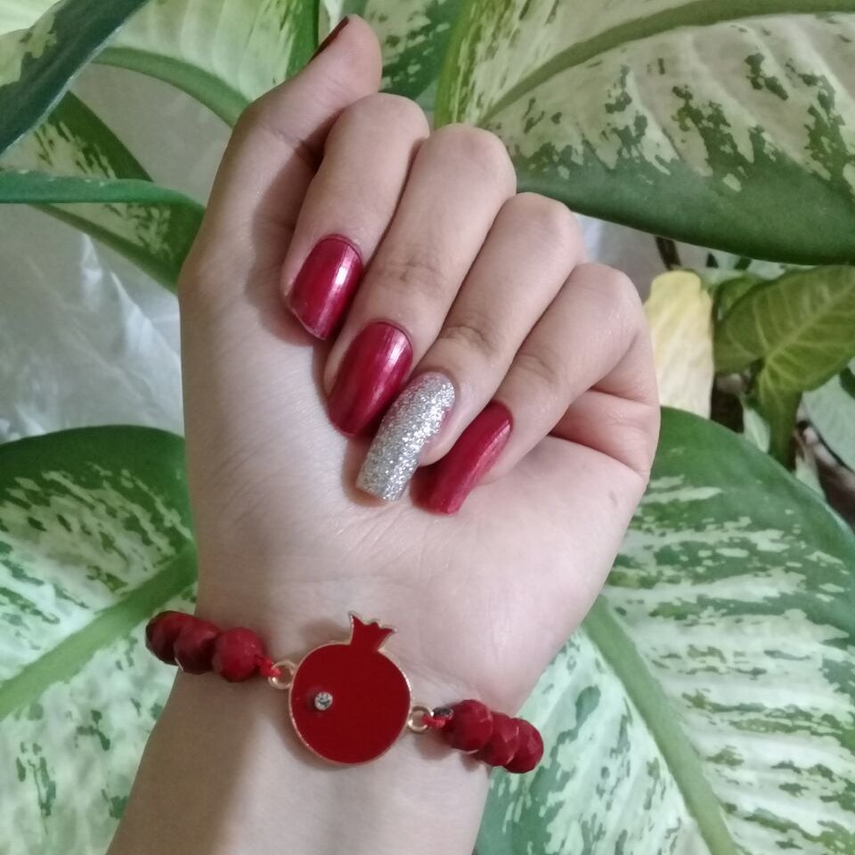 دستبند انار کریستالی