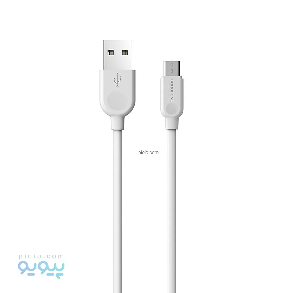 کابل تبدیل USB به microUSB بروفون مدل BX14 طول 1 متر