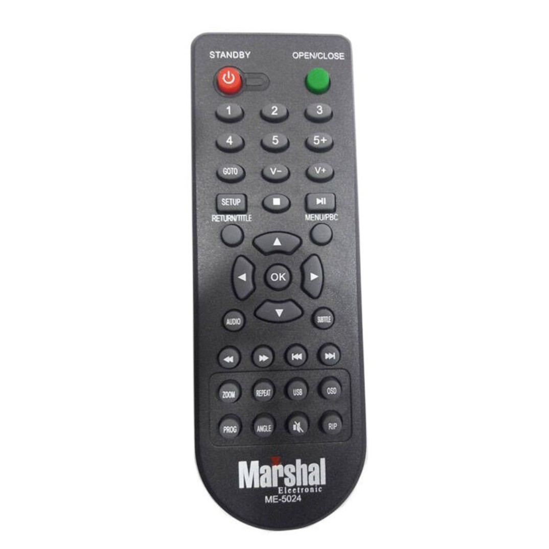 کنترل ریموت دستگاه دی وی دی مارشال 5024 MARSHALL 5024