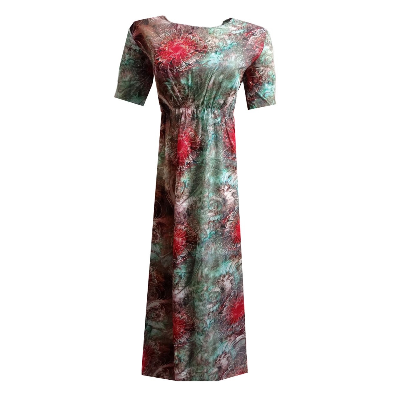 پیراهن زنانه استین کوتاه نخی کد 436