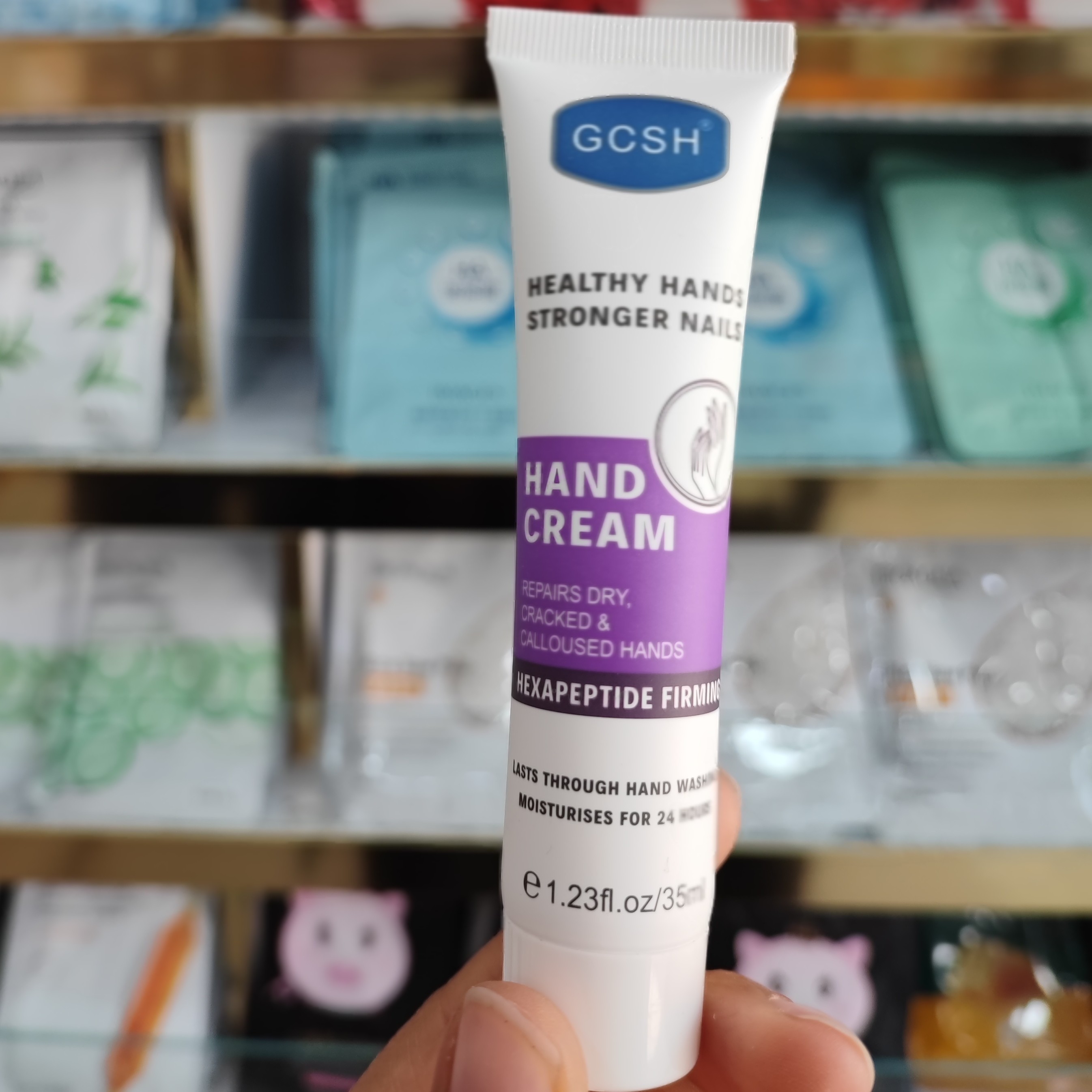 کرم مرطوب کننده دست و ناخن ترمیم کننده و کاهش چروک گاش حجم 35میل لیاناشاپ