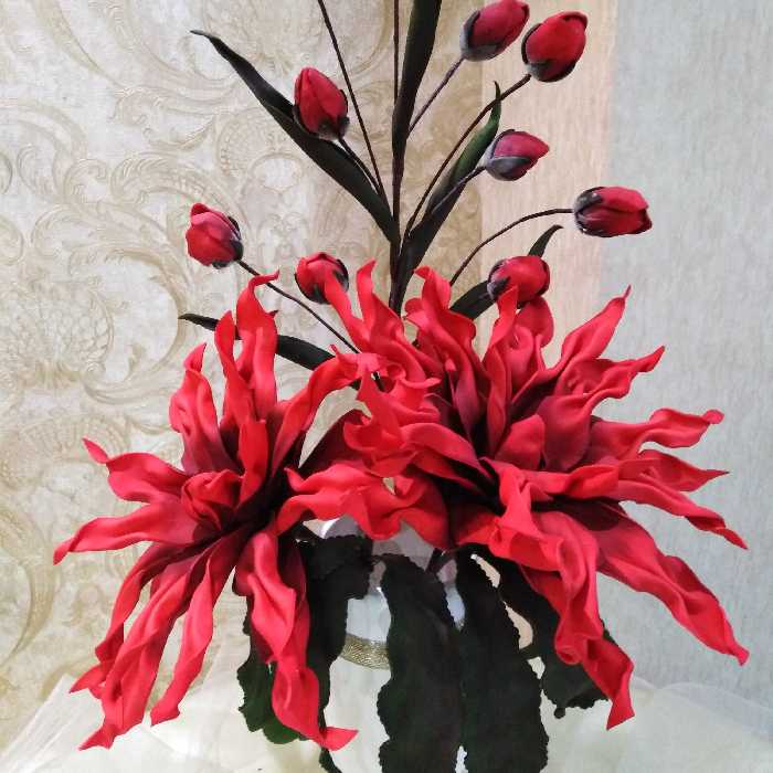 گل مصنوعی - گل بلندر