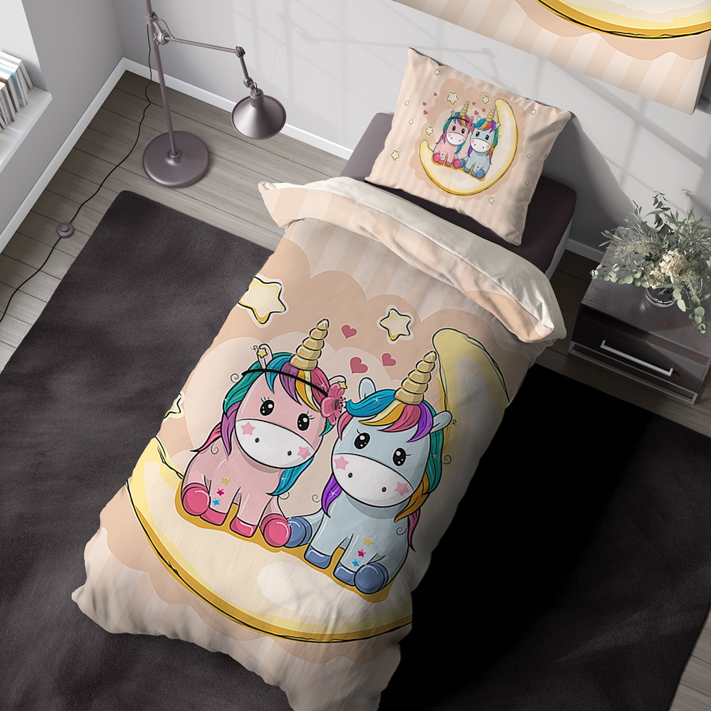 روتختی کودک طرح اسب تکشاخ BA-2362