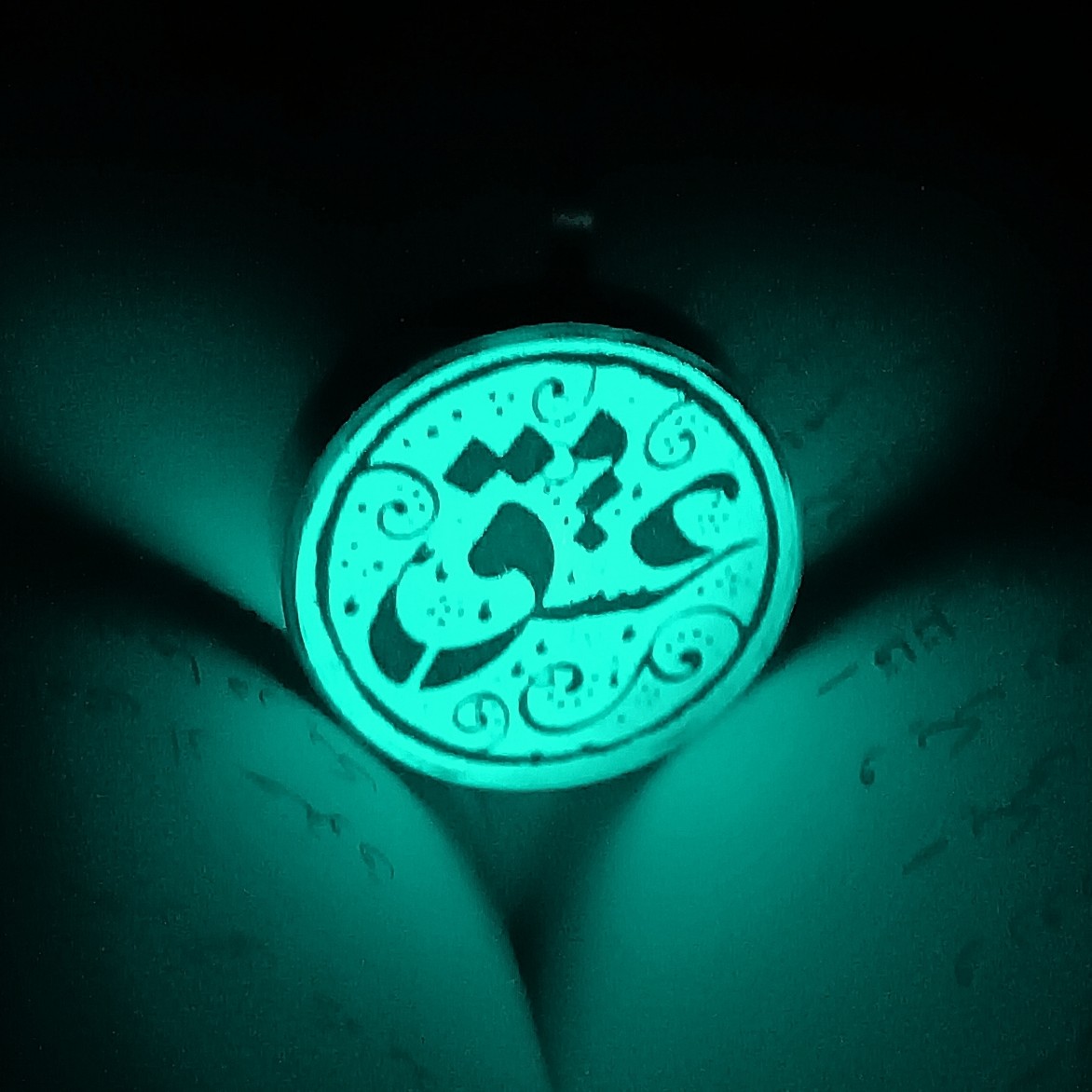 گردنبند شبتاب عشق استیل رنگ ثابت نستعلیق 