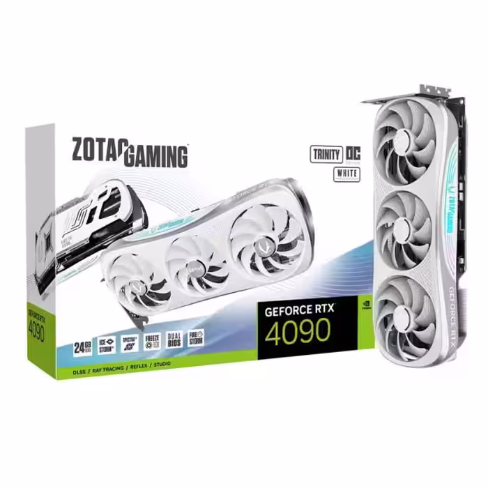 کارت گرافیک ZOTAC RTX 4090 TRINITY OC WHITE 24G  گارانتی اصلی