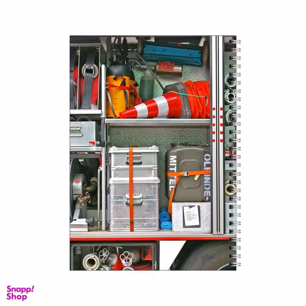 دفتر مشق 50 برگ بامبیلیپ طرح ماشین آتش نشانی کد 3865904