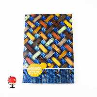 دفتر مشق 100 برگ دوختی طرح جیب جلد سخت برند آونگ