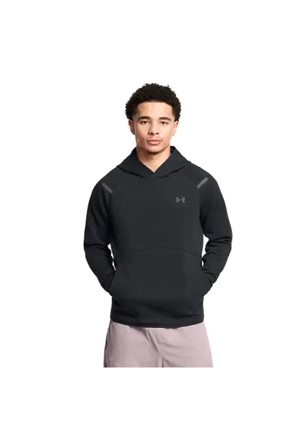 سویشرت ورزشی مشکی مردانه سهام روزانه سیاه و سفید غیر قابل توقف 001 Under Armour