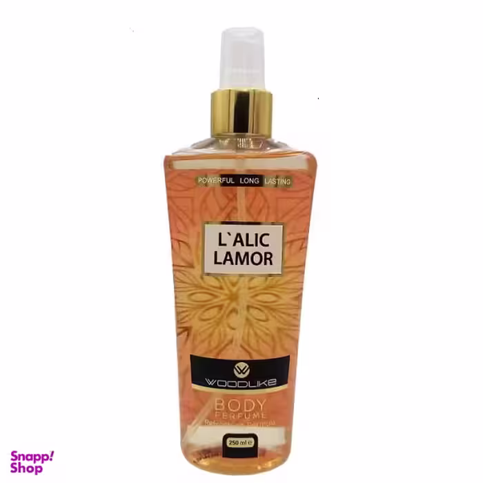 بادی اسپلش وود لایک مدل Lalic Lamor حجم 250 میلی لیتر