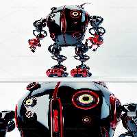 عکس با کیفیت ربات مسابقه | گرافیک با طعم تربچه