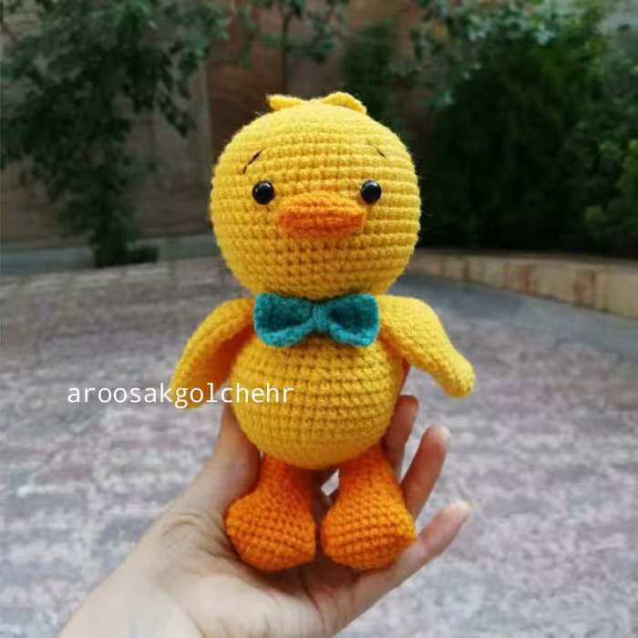 عروسک بافتنی جوجه