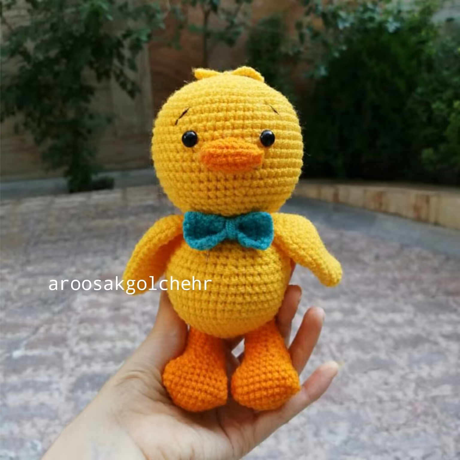 عروسک بافتنی جوجه