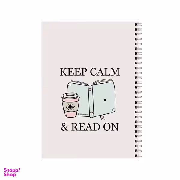 دفتر مشق 100 برگ بامبیلیپ طرح ساکت باش و کتاب بخون کد 4453286