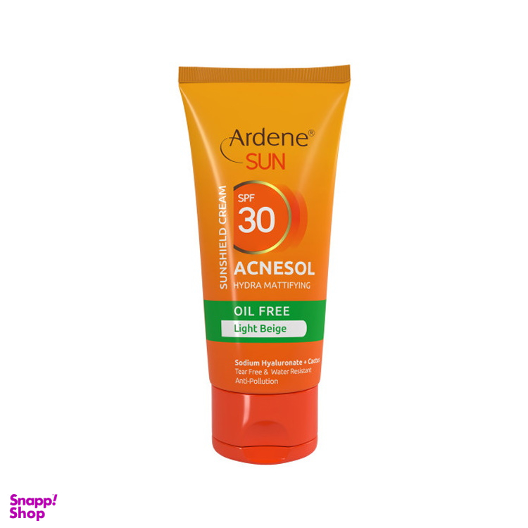 کرم ضد آفتاب آردن (Arden) مدل Acnesol با SPF 30 رنگ بژ روشن حجم 50 میلی لیتر