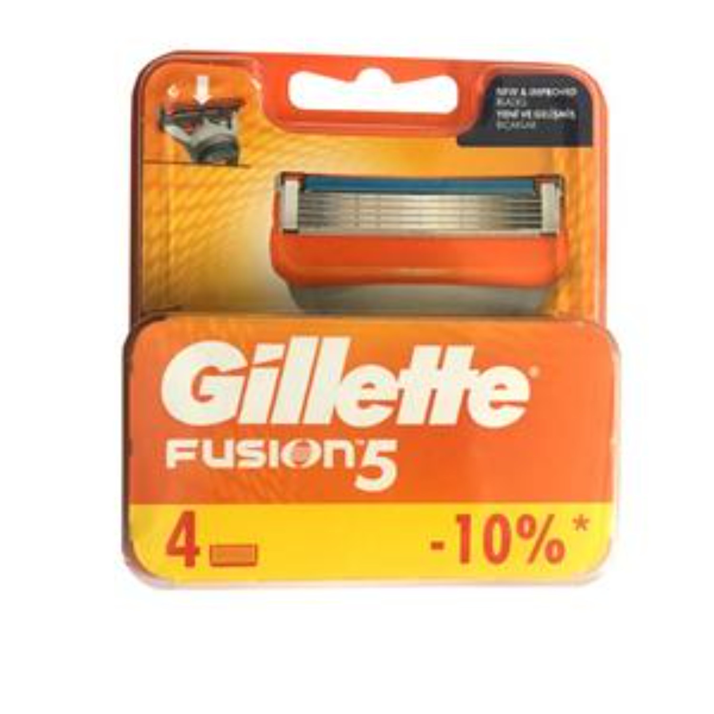تیغ یدک اصلاح صورت ژیلت سری fusion5 تعداد 4 تایی