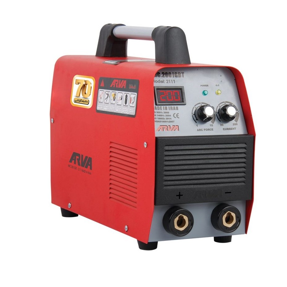 دستگاه جوشکاری اینورتر 200 آمپر سه برد IGBT آروا مدل 2111(فروش ویژه و ارسال رایگان)