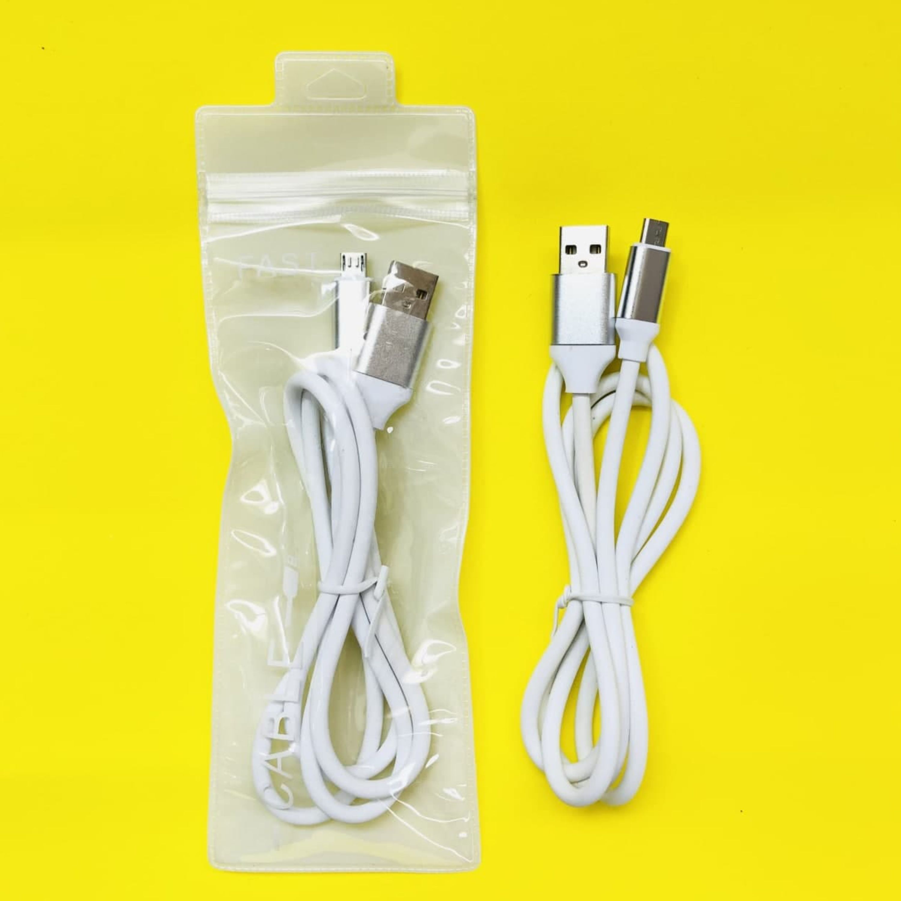 کابل شارژ میکرو سیلیکونی سر فلز