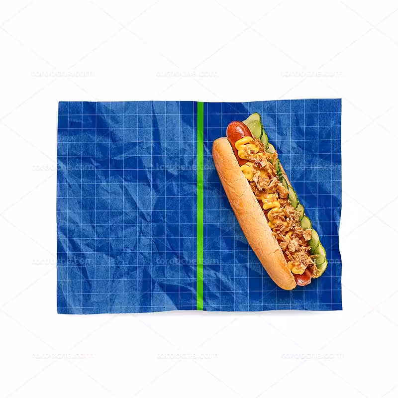 موکاپ هات داگ | گرافیک با طعم تربچه