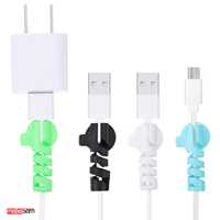 نگهدارنده و محافظ کابل فنری مدل G882 بسته 4 عددی