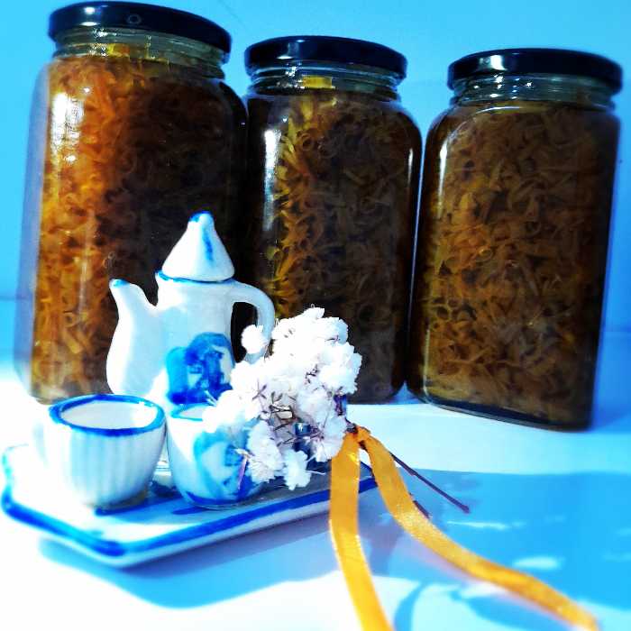 مربا بهار نارنج بدون قند(شیرین شده با استویا)