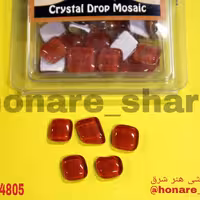 سرامیک کریستالی رنگ قرمز