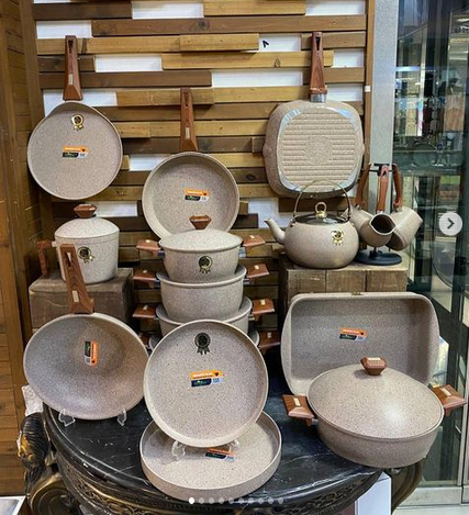 سرویس قابلمه گرانیتی 24 پارچه گیگیلی ترکیه