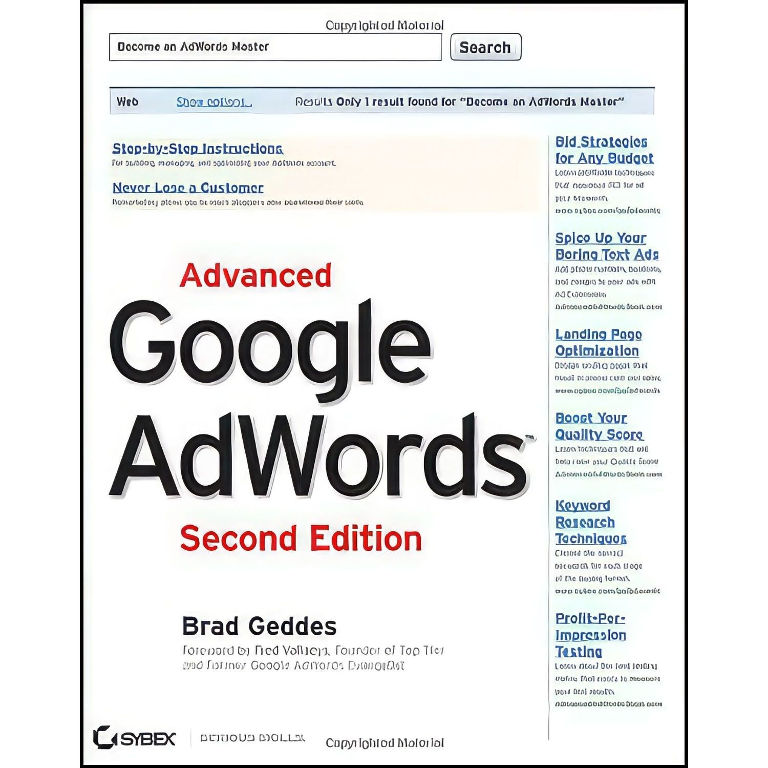 کتاب زبان اصلی Advanced Google AdWords  Second Edition اثر Brad Geddes