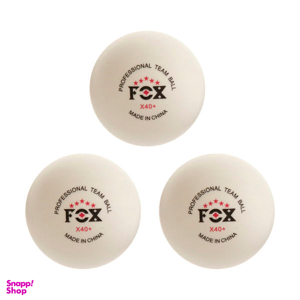 توپ پینگ پنگ فاکس مدل 607615 بسته 3 عددی