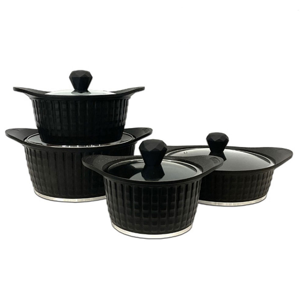 سرویس 8 پارچه قابلمه یونیک مدل نگینی