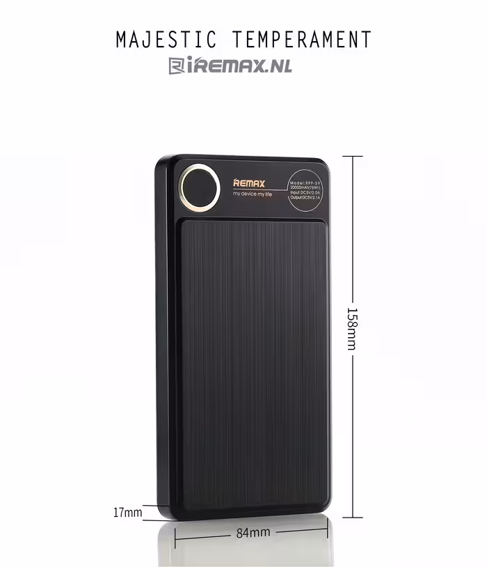 پاور بانک ریمکس مدل Kooker rpp-59 ظرفیت 20000 میلی آمپر ساعت