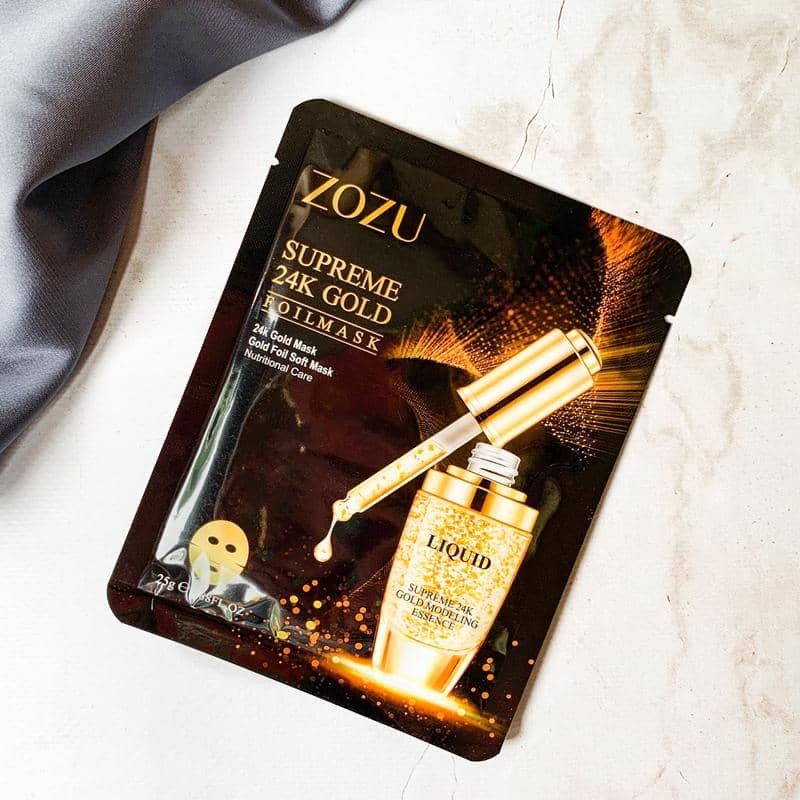 ماسک ورقه ای طلا زوزو

