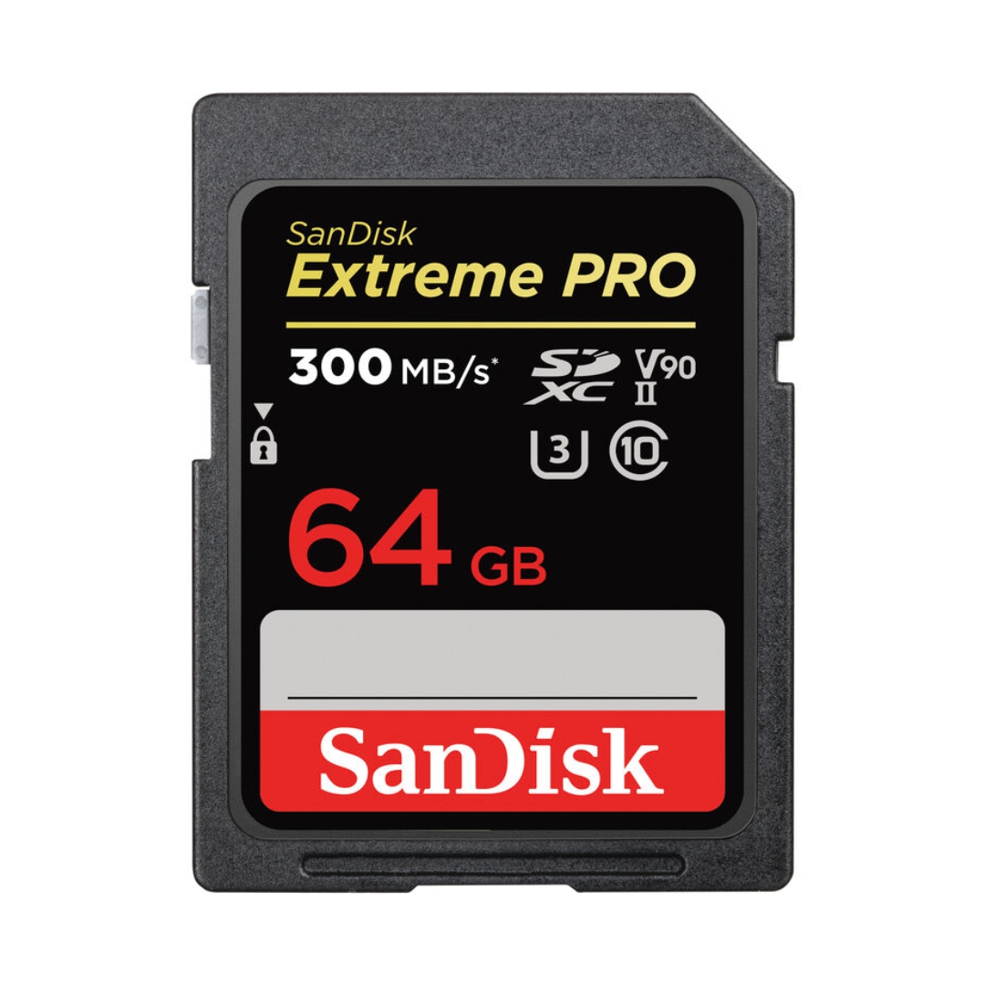 کارت حافظه سن دیسک SanDisk 64GB Extreme PRO UHS-II SDXC Memory Card