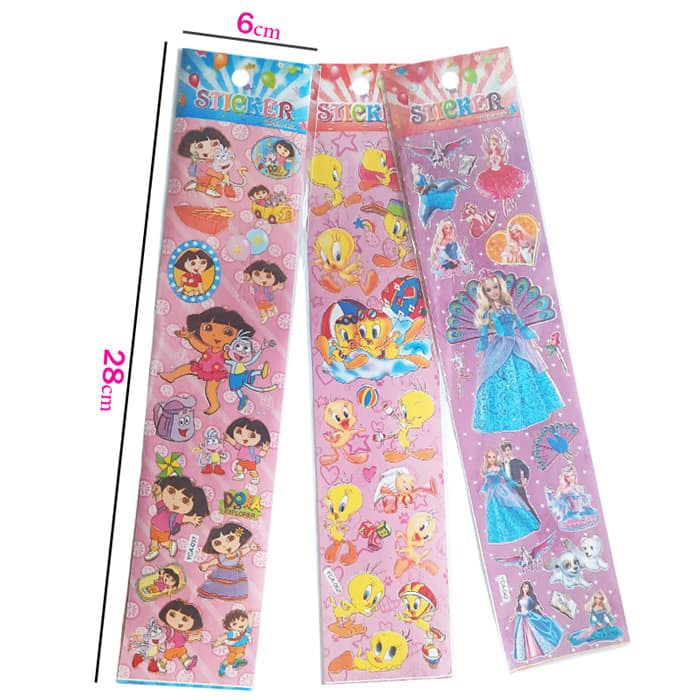 استیکر سلفونی دخترانه باریک در طرح های مختلف