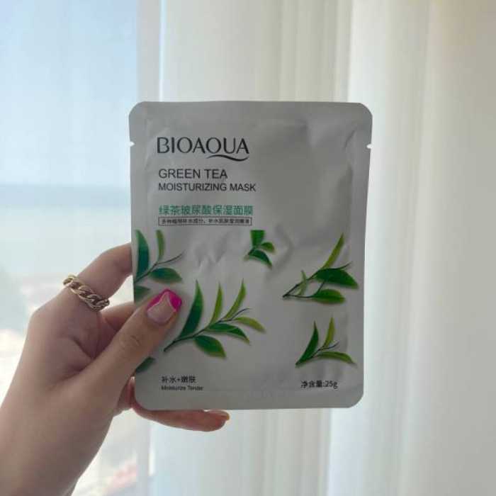 ماسک ورقه ای چای سبز  بیوآکوا