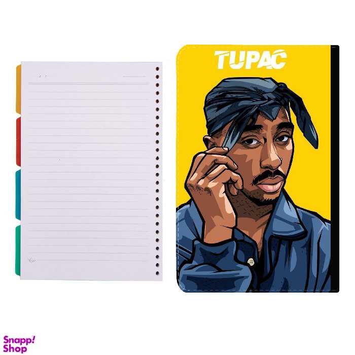 کلاسور طرح توپاک کد 93 به همراه کاغذ کلاسور